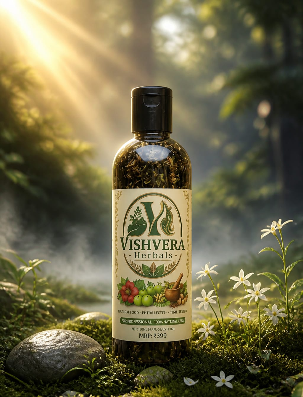 VISHVERA 19 Herbs Ayurvedic Hair Growth Oil